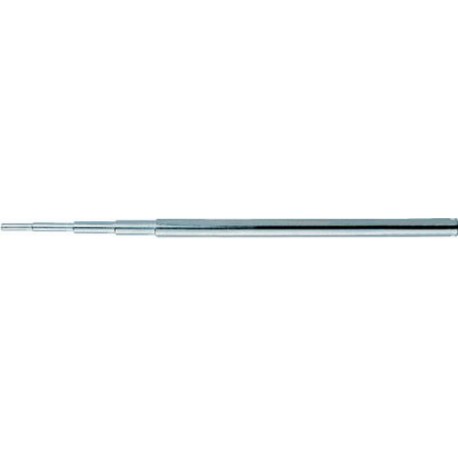 Broche réglable pour clé à pipe, poli, Modèle : 5 seuils, Long. 280 mm, Ø 5 6 8 10 12 mm
