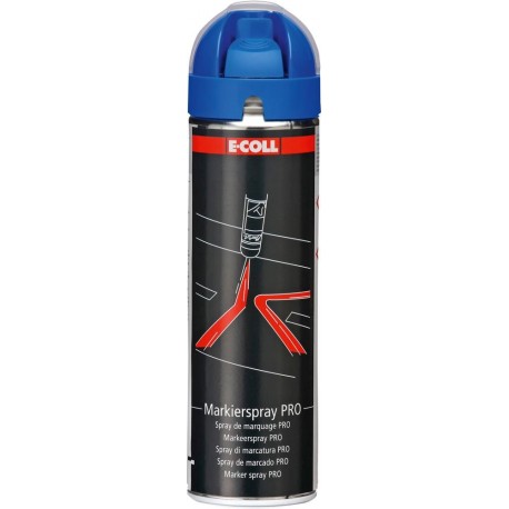 Spray de marquage bleu 500ml E-COLL (Par 12)