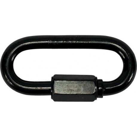 Mousqueton à visser zingué noir 4,0mm (Par 100)