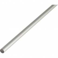 Brosse ronde ALU,si.elox.Ø6/1m