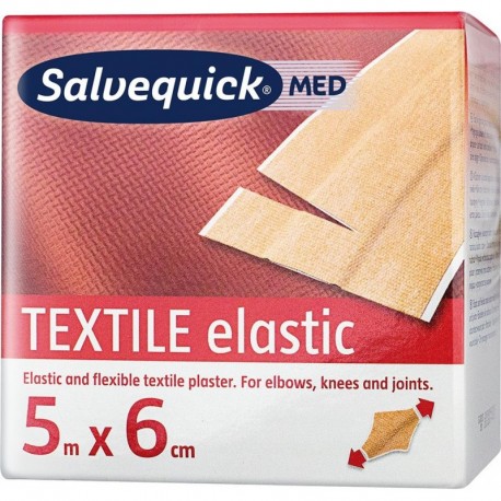 Pansements Salvequick textiles 6cm x 5m