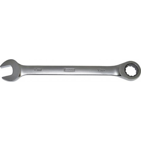 Clé mixte à cliquet, tête à cliquet droite, Cote s/plats : 8 mm, Long. 136 mm
