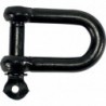 Manilles, droites, galvanisées zingué noir 8,0mm-5/16" (Par 50)