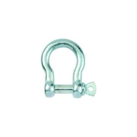 Manilles, droites, zingué 10,0mm-3/8" (Par 25)