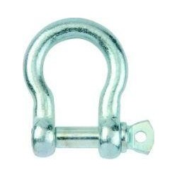 Manilles, droites, zingué 8,0mm-5/16" (Par 50)