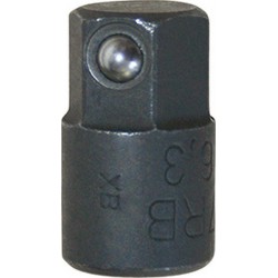Adaptateur d'embout pour clés mixtes cliquet, Fixation : 1/4 pouces, Pour cote s/plats 10 mm