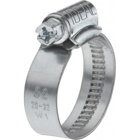 Collier serrage à vis IDEAL W1 12mm, DIN3017, 190-210mm