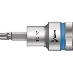 Douilles 1/2"T27x 60mm fonction maintien  Wera