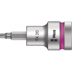 Douilles 1/2"T45x 60mm fonction maintien  Wera