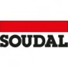 Mastic silicone Silirub 2   600ml poche Blanc SOUDAL(Par 12)