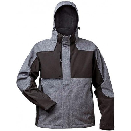 Veste Softshell Tau  Taille XL, gris/noir