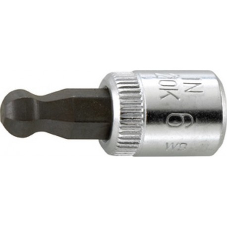 Embout de vissage 1/4" six pans femelle avec tête sphérique 5x28mm GEDORE 1 PCS