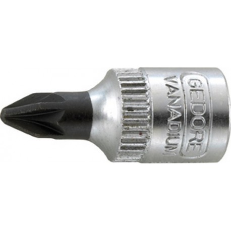 Embout de vissage 1/4" PZ2x mm GEDORE 1 PCS
