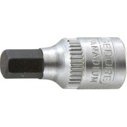Embout de vissage 1/4" six pans femelle 2x28mm GEDORE 1 PCS