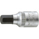 Embouts de vissage 1/4'' pour vis à six pans femelle, Cote s/plats : 3 mm, Long. 28 mm