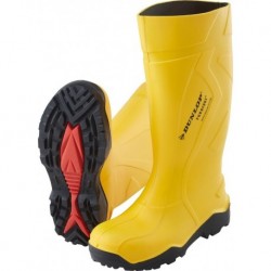 Botte de sécurité Dunlop Purofort+,S5 ,  Taille 49/50, jaune