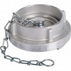 Bouchon  raccord Al avec chaine, 25-D, DIN14310