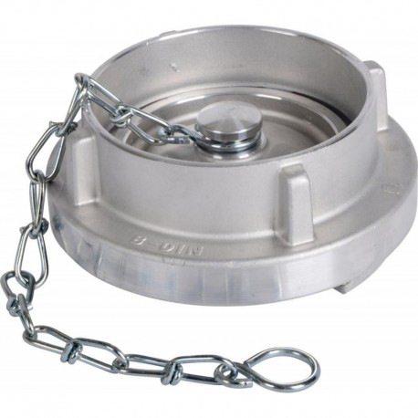 Bouchon  raccord Al avec chaine, 25-D, DIN14310