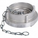 Bouchon  raccord Al avec chaine, 25-D, DIN14310