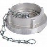 Bouchon  raccord Al avec chaine, 25-D, DIN14310