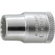 Douille 12 pans 3/8'', Cote s/plats : 10 mm, Long. 28 mm