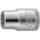 Douille 12 pans 3/8'', Cote s/plats : 22 mm, Long. 32 mm