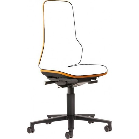 Chaises NEON orange synchroavec roue