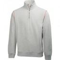 Sweat Oxford,  Taille  S, gris-melliert