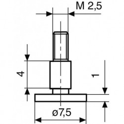Plaque pour  1376514 HP