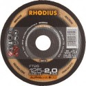 Disque de coupe FT26 125 x 2,0mm  Rhodius(Par 25)