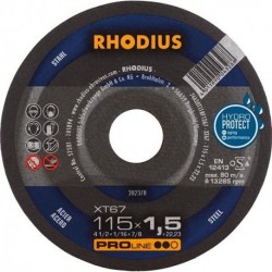 Disque de coupe XT67 115 x 1,5mm  Rhodius(Par 50)
