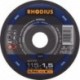 Disque de coupe XT77 115 x 1,5mm  Rhodius