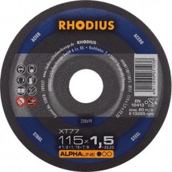 Disque de coupe XT77 115 x 1,5mm  Rhodius