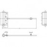 Fermeture de porte à ressort 15 galvanisé Taille 3 300 mm / 50 Kg