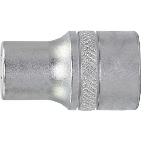 Douille 6 pans 3/8'', Cote s/plats : 19 mm, Long. 28 mm