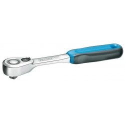Cliquet réversible à levier 3/8'' avec déclenchement par bouton poussoir, 60 dents, Long. : 200 mm