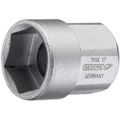 Douille entraînement 1/2" six pans mâle prise de force 6 pans 10x24mm GEDORE 1 PCS