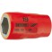 Douille VDE 1/2'', Cote s/plats : 14 mm, Long. 54 mm