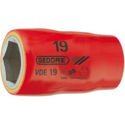 Douille VDE 6 pans 1/2" 22x57,5mm GEDORE 1 PCS