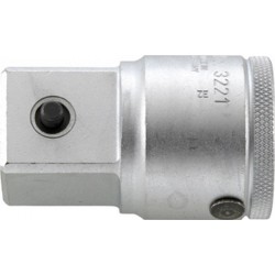 Adaptateur 3/4'' sécurisé par goupille, Long. : 60 mm