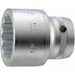 Douille 1'', Cote s/plats : 50 mm, Long. 75 mm