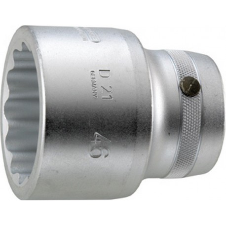Douille 1'', Cote s/plats : 75 mm, Long. 95 mm