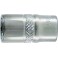 Douille 1/4'', poli, Cote s/plats : 10 mm, Long. 25 mm
