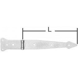 Penture 35x2,5x300mm  chromé brillant