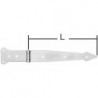 Penture 55x3,75x500mm chromé brillant
