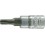 Embout pour tournevis 1/4'' pour vis TORX® femelle, poli, Taille : T 25, Long. 36 mm, Pour vis M4,5-M5