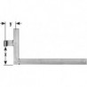 Penture D20 400x1000mm  chromé brillant