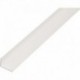 Profil equerre KST,blanc,40x10x2/2m