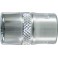 Douille 3/8'', poli, Cote s/plats : 6 mm, Long. 28 mm