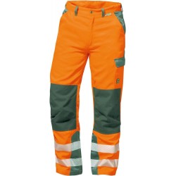 Pantalon haute visibilité NIZZA,ta50 orange-gris